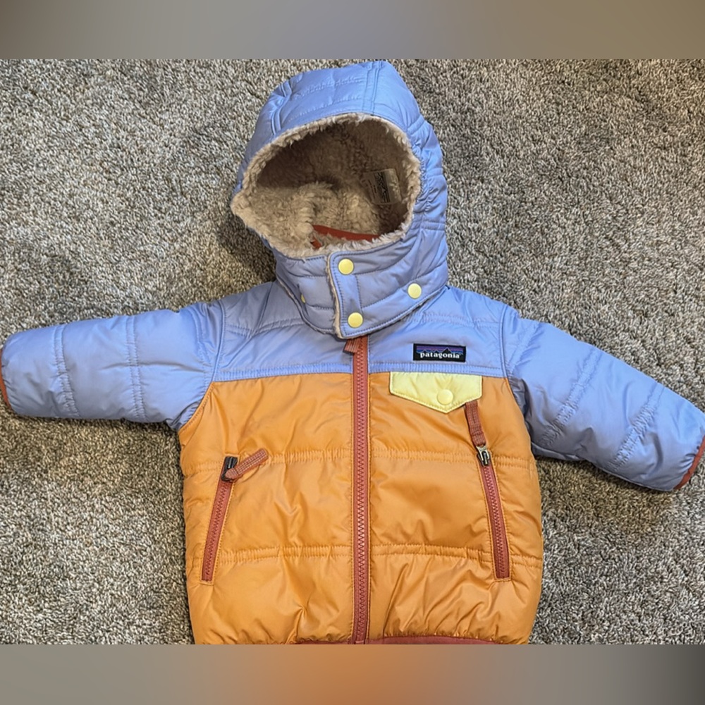 Patagonia Baby Reversible Tribbles Hoody 3-6 months